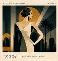 1930s LA ART DECO HOLLYWOOD - FACES