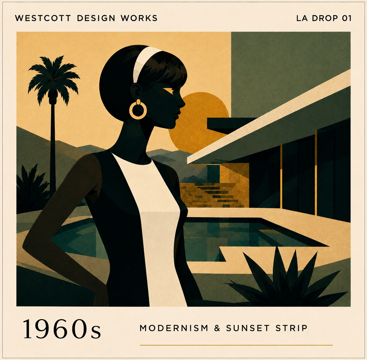 1960s LA MODERNISM & SUNSET STRIP - FACES